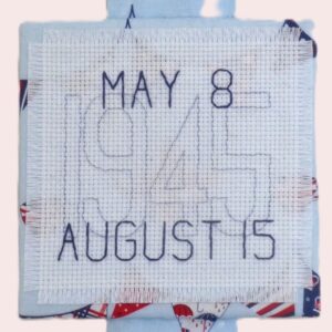 North Kent Embroiderers VE VJ Banner July 2025 2