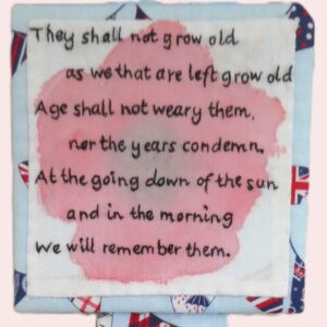 North Kent Embroiderers VE VJ Banner July 2025 4